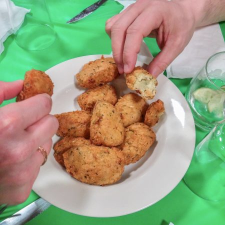 Vivre a boston beignets de morue