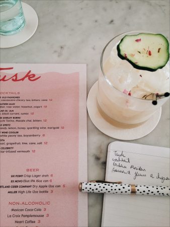 Tusk cocktails Portland