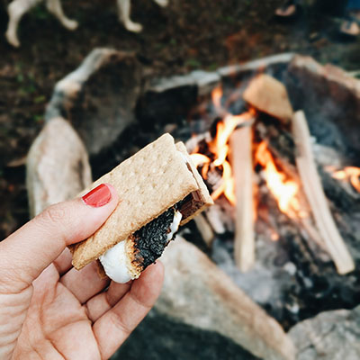 Smores Feu camping